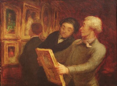 The Amateur Painter by Honoré Daumier